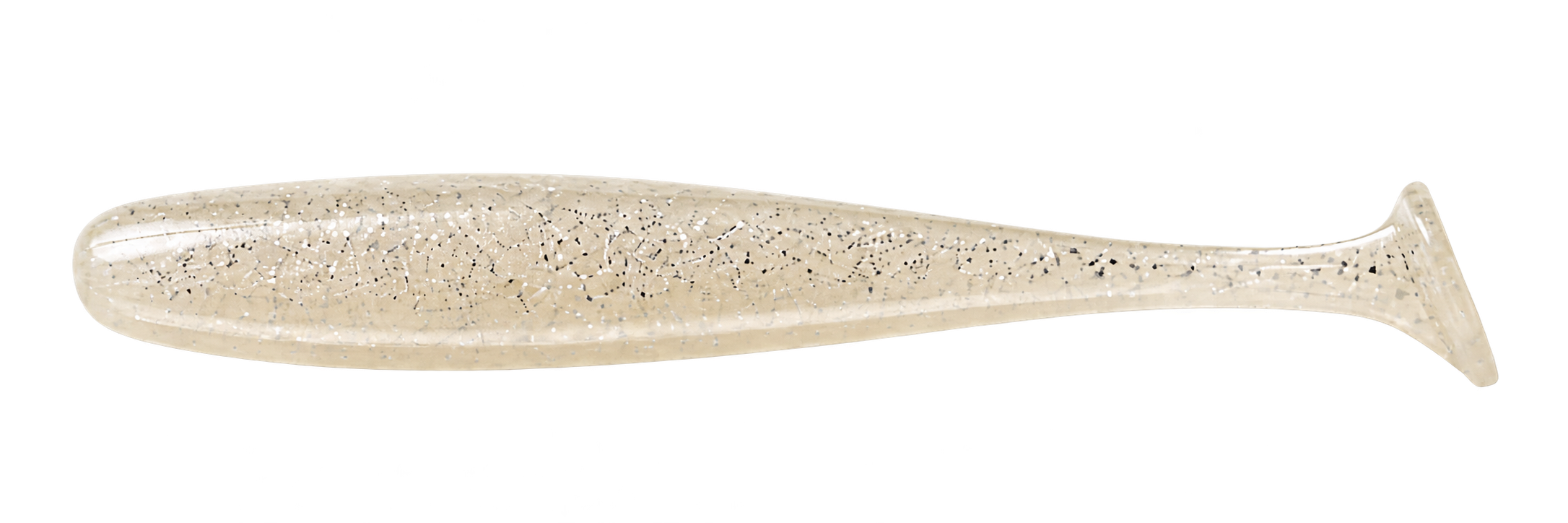 Silver-white Lureholic fish-shaped paddle-tail soft bait