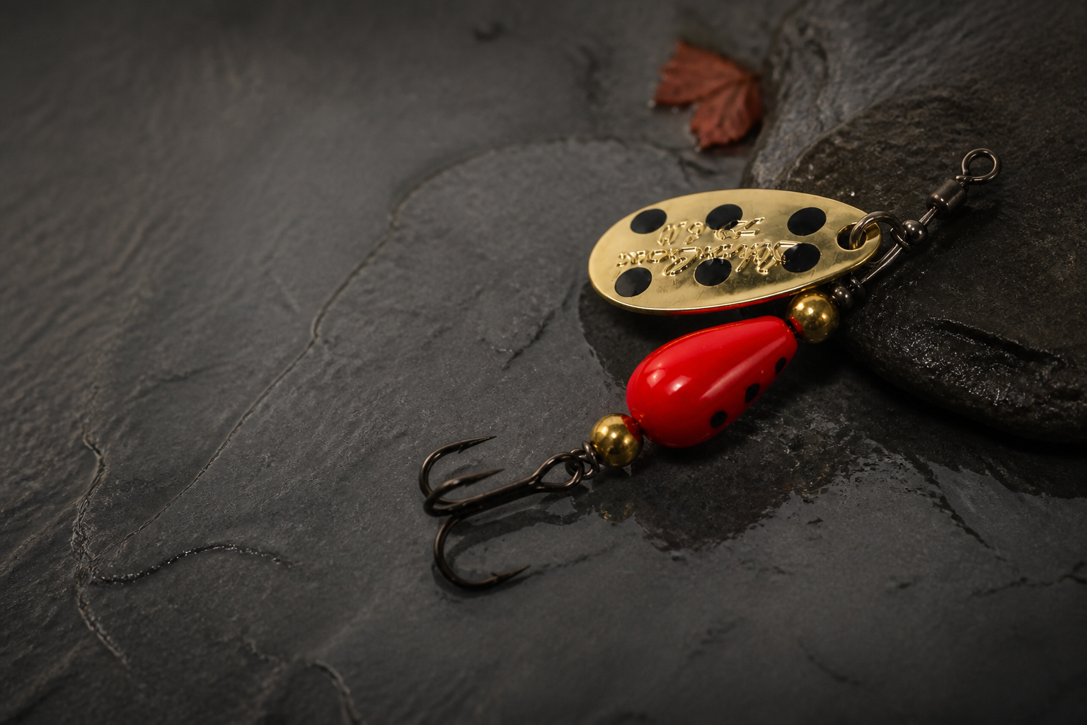 DAIWA Silver Creek Flying Spinner Lure photographed as an Everest Lure field study