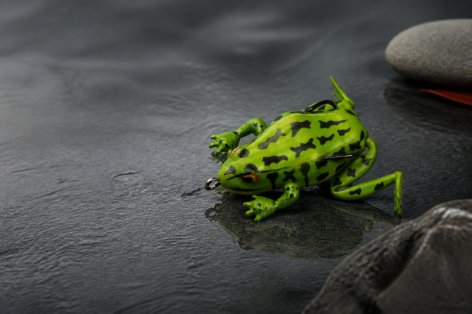 Hop Frog photographed as an Everest Lure field study