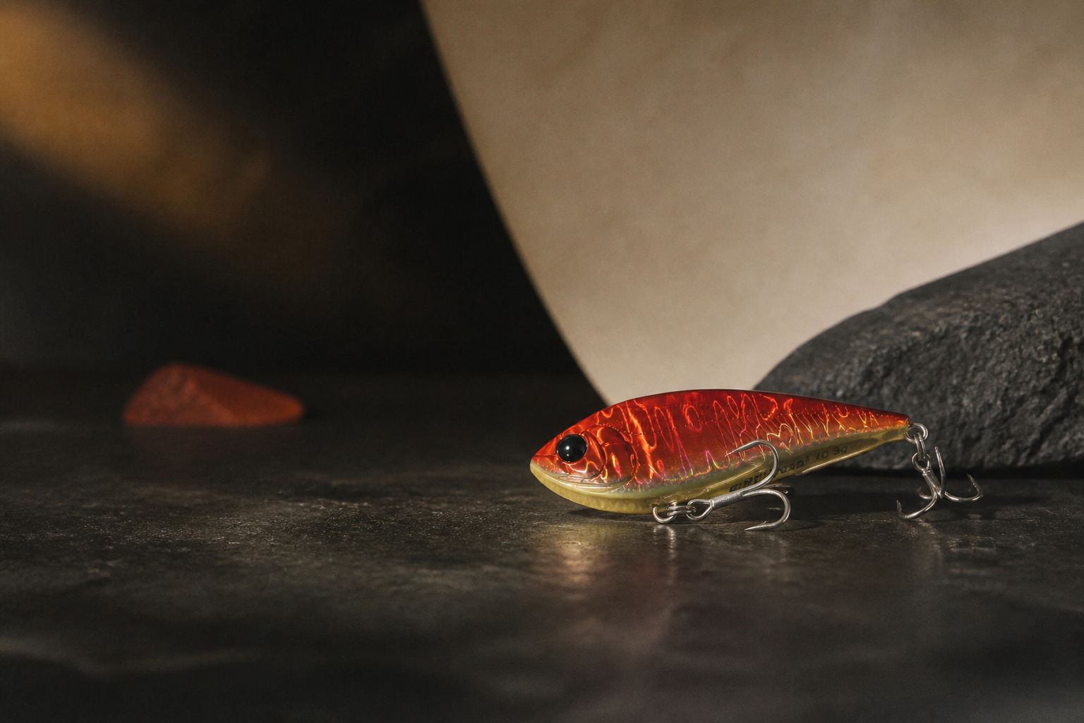 Angler VIB photographed as an Everest Lure field study