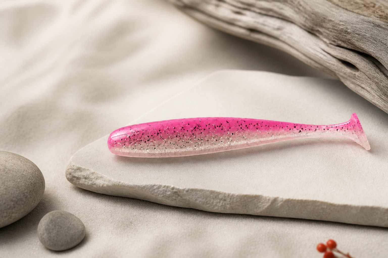 Soft Baits photographed as an Everest Lure field study