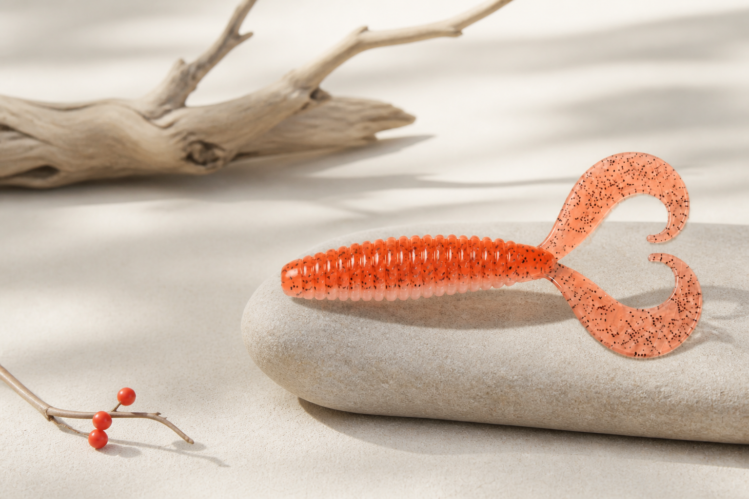 Soft Baits photographed as an Everest Lure field study