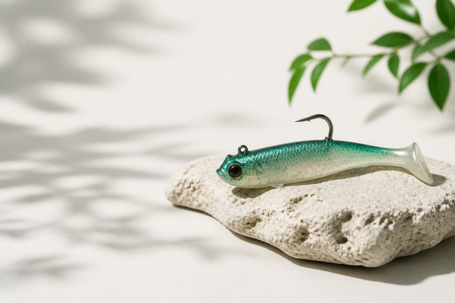 Shaking Shad photographed as an Everest Lure field study