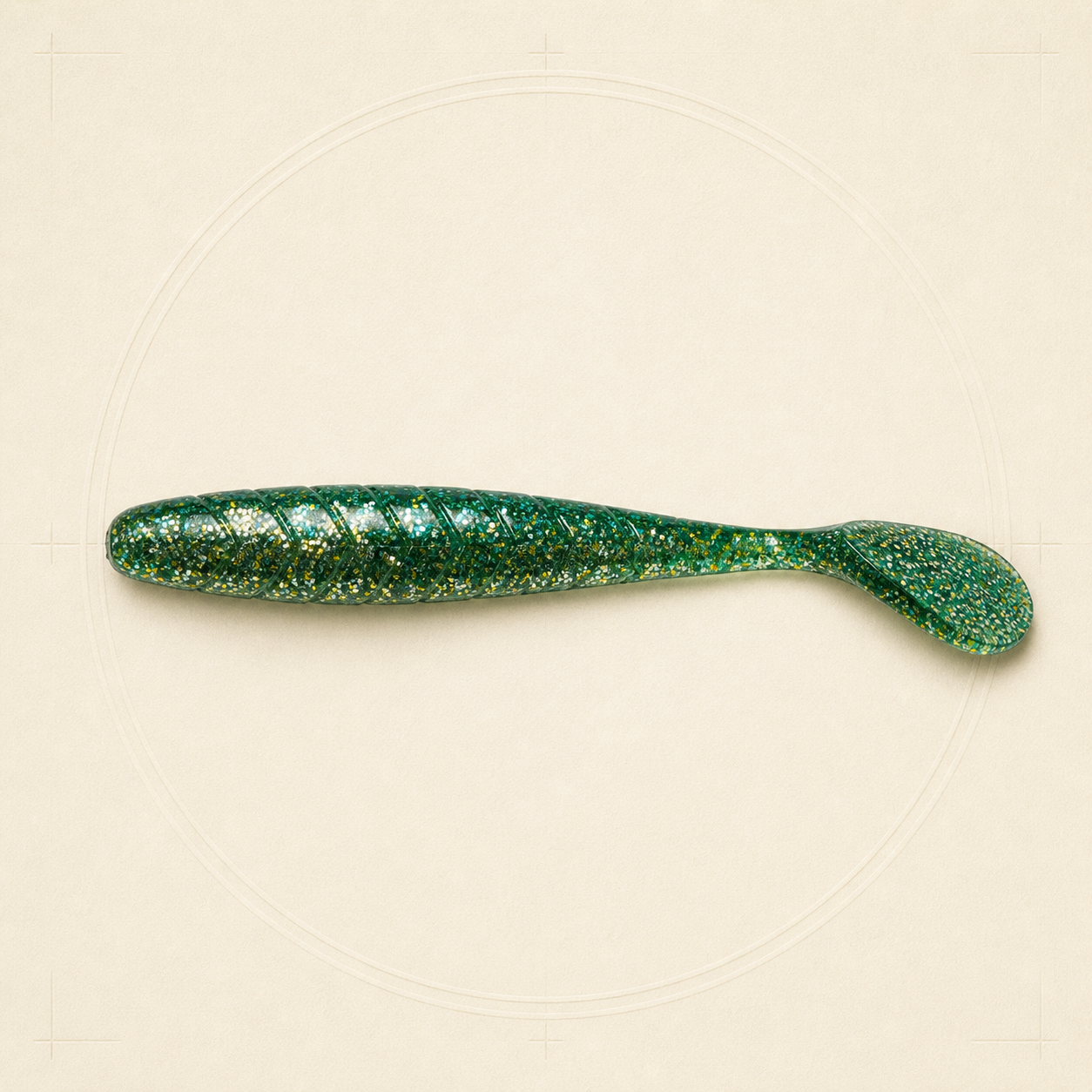 Mr JigginG Reverse Ribbed T-Tail Soft Bait